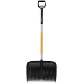 Fiskars 1057189, Sneskovl, Metal, Sort, Orange, Justerbar, Ergonomisk, Polen, 53,2 cm