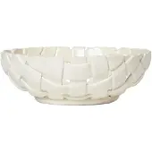 Ferm Living Plait skål Ø30 cm Off white