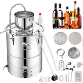 Vevor Still Water Distiller 9Gal med Thumper Keg &amp; Vandpumpe
