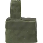 Ferm Living Koa vase H20 Dark sage