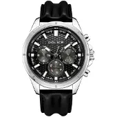 Police Herreur PEWJF2204101 Malawi Sort/Læder Ø45 mm