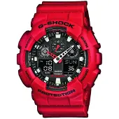 Casio Herreur GA-100B-4AER G-Shock Sort/Resinplast Ø51.2 mm