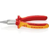 Knipex 22 06 160, Nåletang, Krom-vanadium-stål, Plast, Orange, Rød, 160 mm, 175 g