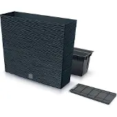 Prosperplast Vazonas FURU TOWER su įdėklu 44/12 L 580x180x498 mm antracito sp.