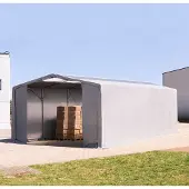 TOOLPORT 8x12m, Telthal, PRIMEtex-PVC-teltdug, grå, uden statikpakke