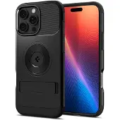 Spigen Slim Armor Mag Fit Backshell til iPhone 16 Pro - Svart