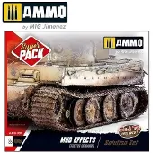 Vallejo Ammo: Super Pack - Mud Effects Solution Set