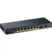 Zyxel GS1900-10HP Managed L2 Gigabit Ethernet (10/100/1000) Power over Ethernet (PoE) Black