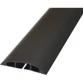 D-Line Cable duct Floor PVC 1.8m Black