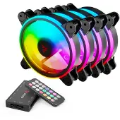 Savio Fan-01 Argb 120 Mm Blæser 4 Enheder