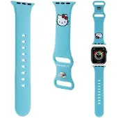Hello Kitty Silikone Kitty Head rem til Apple Ur 38/40/41mm - blå