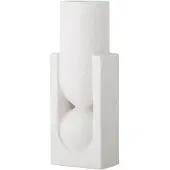Bloomingville Salome Vase, Hvid, Stentøj