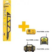 DeWalt DT2421-QZ, Saber savklinge, Gasbeton, Mursten, Cement fiberpanel, Metal, Sort, Tungsten Carbide Tipped (TCT), 30,5 cm