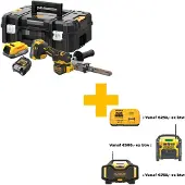 DeWalt Slibemaskine TAPE FILE 18V DCM200E2T 2x1.7Ah POWERSTACK TSTAK