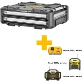 DeWalt DWST08520-1, Værktøjskasse, Metal, Plast, Sort, Rustfrit stål, Gul, 42,8 L, 25 kg, 1 stk