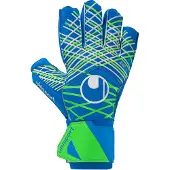 Uhlsport Målmandshandske Aquasoft - Blå/Grøn/Hvid, størrelse 9