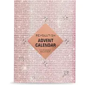 Revolution Beauty 24piece Holiday Beauty Advent Calendar Makeup Gift Set With Lip Gloss Nourishing Lip Masks Brushes Brow Gel Vegan Crueltyfree
