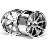 Hpi Racing Blast Wheel Chrome (115X70Mm 7Inch/2Pcs)