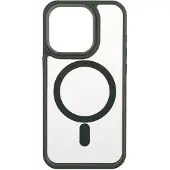 Onsala Collection Mobilcover Bumper MagSeries grøn/klar – iPhone 15 Pro