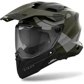 Airoh Commander 2 Reveal Enduro-Hjelm Mat/Sort/Grøn/Grå/Hvid XS