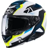 HJC RPHA 71 Hapel MC3H Integralhjelm Hvid/Blå/Gul/Sort 2XL