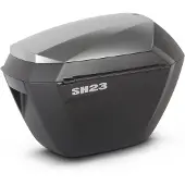 Shad SH23 Sidekasse, par, aluminiumslook 23 LITER SØLV, PAR