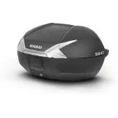 Shad Topcase SH47 Carbonlook Cover CARBONLOOK COVER SORT hvid