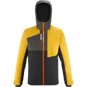 Millet - Skijakker - Atna Peak Jkt M Black/Safran til Unisex - Størrelse S - Sort
