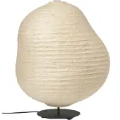 Ferm Living Kurbis gulvlampe low Natural-black