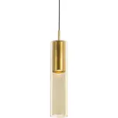 QAZQA Moderne guld pendellampe til 1-faset skinnesystem - Iconic Lloyd