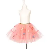 Suza Udklædning - Fe-nederdel - Lilyanne - Rosa/Sommerfugle - - 5-7 år (110-122) - Udklædning