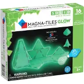 Magna-Tiles Magnetsæt - 16 Dele - Glow - - OneSize - Magnetlegetøj