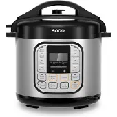Sogo Inox 6l 1000w Trykkoger