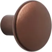 Muuto The Dots tøjknage metal 2,7 cm Umber
