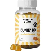 Yummygums Sunny Vitamin D3 Vingummier - 60 stk.
