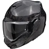 Scorpion Exo-tech Evo Carbon Onyx Modulær Hjelm