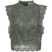 ONLY Bluse 'Karo' grøn