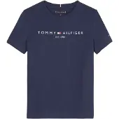 Tommy Hilfiger T-shirt - Essential - Organic - Twilight Navy - - 2 år (92) - T-Shirt