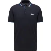 BOSS Regular fit Paddy-poloshirt i hurtigtørrende piqué med stræk til træning