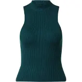 Urban Classics Short Rib Knit Turtleneck ærmeløs T-shirt