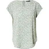 ONLY Bluse 'ONLVic' pastelgrøn / hvid