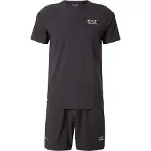EA7 EA7til mænd. 8NPV03_PNDDZ Ventus7 Rejsetaske sort (L), Casual, Sport, Multisport, Polyester, Korte ærmer