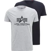 Alpha industries Basic T-shirt Med Korte ærmer 2 Enheder