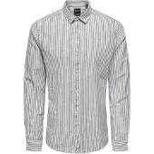 Only & Sons Skjorte 'Caiden' navy / hvid