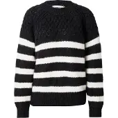 ONLY Pullover 'Billie' sort / hvid