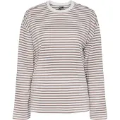 Pieces Shirts 'PCSadie' beige / hvid