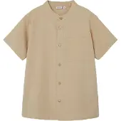 Name it Skjorte 'NKMFaher' mørkebeige