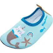 Playshoes Strand-/badesko turkis / azur / brun / hvid