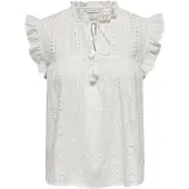 ONLY Bluse 'ONLReva' offwhite