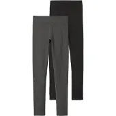 Name it Leggings - Noos - 2-pak - NkfVivian - Dark Grey Melange - - 5-6 år (110-116) - Leggings